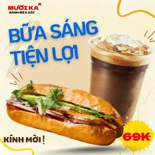 Bánh mì thịt đb tặng cà phê sữa - 49.500 ₫ tại Bánh Mì Thịt 10k - Bùi Thị Xuân