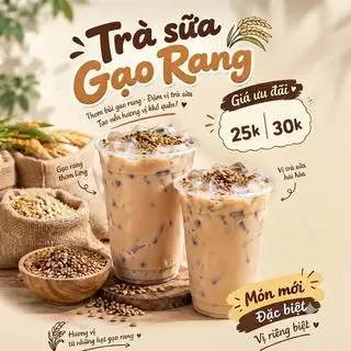 Hình ảnh Trà sữa gạo rang