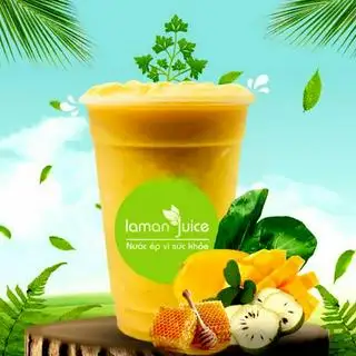 Sinh tố xoài - mãng cầu - bó xôi - mật ong - SD01 - 49.000 ₫ tại Laman Juice - Nước Ép & Sinh Tố Trái Cây Vì Sức Khoẻ - Hưng Phú