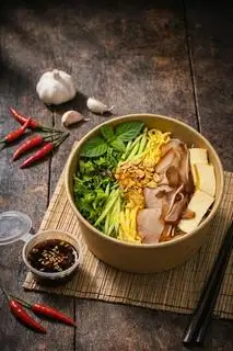 Hình ảnh Bún Nước Tương Xá Xíu - Tai Khìa
