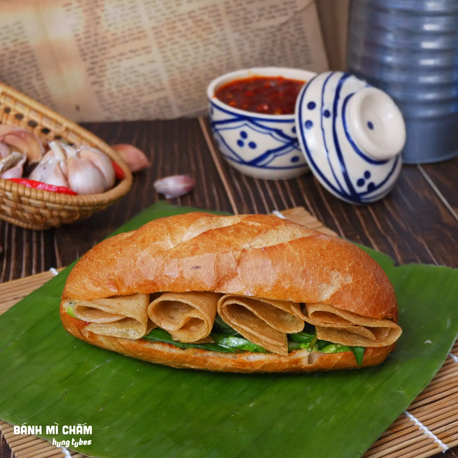 Bánh mì chả cá mỏng - 30.000 ₫ tại Bánh Mì Chấm Hung Tubes - Nam Kỳ Khởi Nghĩa