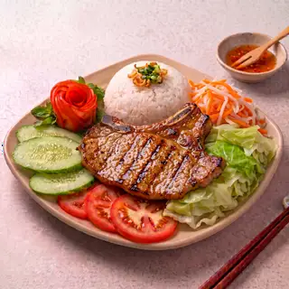 Hình ảnh Cơm Tấm Sườn Cốt Lết