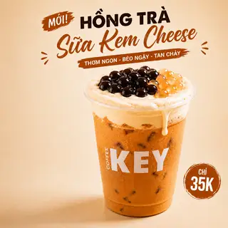 Hình ảnh Hồng trà sữa kem cheese