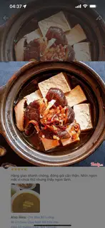 Nấm kho đậu hũ (phần lớn ) - 89.000 ₫ tại Quán Chay Phúc An 1986 - Mỳ Tiềm & Cơm Trộn - Nguyễn Đình Chính