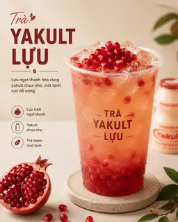 Hình ảnh yakult lựu