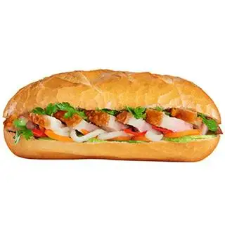Bánh Mì Heo Quay - 37.000 ₫ tại Bánh Mì Hà Nội Đức Hậu - Đinh Bộ Lĩnh