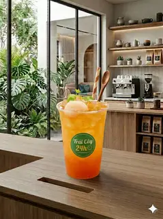 Trà vải 700ml - 30.000 ₫ tại Trái Cây 24h - Bánh Tráng & Ăn Vặt - Đường 33