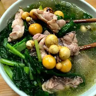 Hình ảnh Mỳ gà nấm trứng