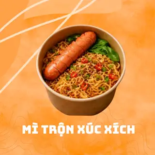 Hình ảnh Mì Trộn Xúc Xích