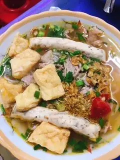 Hình ảnh Riêu bò giò ( thịt bò - 2 giò nấm )