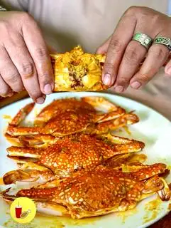 Hình ảnh Ghẹ nhỏ sốt trứng muối - nửa kg
