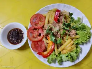 Hình ảnh Nui xao bò trứng