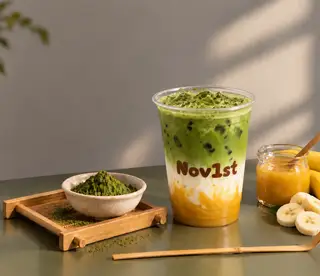 Hình ảnh Matcha Latte Chuối