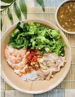 Hình ảnh Bún thập cẩm mắm nêm