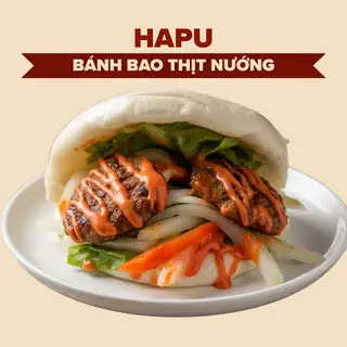 Hình ảnh Bánh bao thịt nướng sốt béo hồng