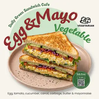 Hình ảnh Sandwich Trứng, Rau Củ & Mayonnaise