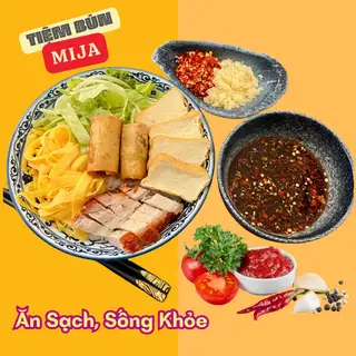 Bún nước tương Heo quay - 55.000 ₫ tại Mija - Bún Nước Tương - Lê Quang Định