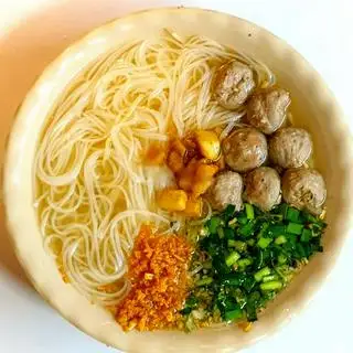 Hình ảnh Hủ tiếu bò viên/ Clear rice noodles with beef balls