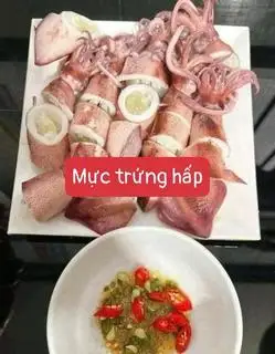 Hình ảnh Mực trứng hấp xả ớt