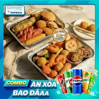 Combo Cá Viên Chiên  Thập Cẩm Phần Lớn + 1 Chai Nước Tự Chọn - 313.000 ₫ tại Lộc Phát - Ăn Vặt Cá Viên Chiên & Lộc Phát - Đoàn Văn Bơ 