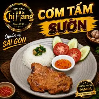 Cơm sườn - 65.000 ₫ tại Cơm Tấm Chị Hằng Since 1993 - Đỗ Quang Đẩu