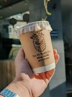 Sữa đậu nành mè đen - 25.000 ₫ tại Sữa Hạt Nguyên Chất - Tea Cacao - Nguyễn Văn Quá