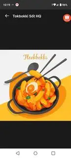 Hình ảnh Tokbokki sốt Hàn Quốc