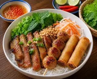 Bún Nam Bộ Thập Cẩm - 55.000 ₫ tại Bún Thịt Nướng Nam Bộ - Đường Số 20