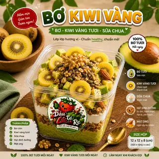 Hình ảnh Bơ Kiwi Sữa Chua Hạt (Parfait)