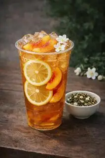 Hình ảnh Trà chanh đào hương nhài