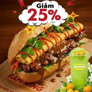 Hình ảnh COMBO Bánh Mì BigKing + Đồ Uống