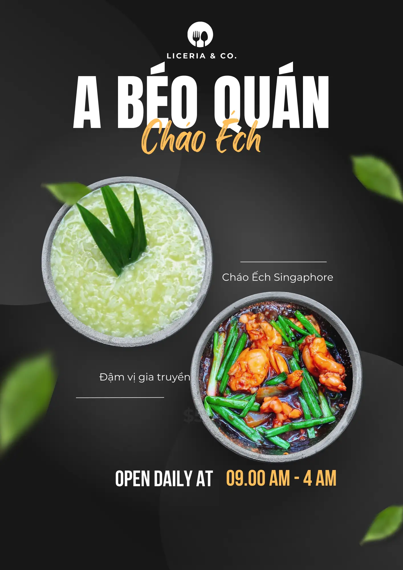 cháo ếch singaphore (2 con ếch kèm 1 thố cháo) - 99.000 ₫ tại Cháo Ếch Gấu Béo - Nguyễn Trọng Tuyển