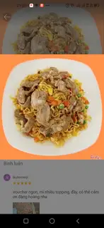 Hình ảnh mì trộn sụn non