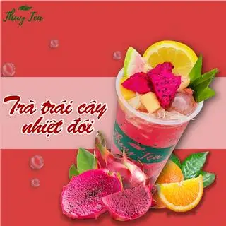 TRÀ TRÁI CÂY TƯƠI NHIỆT ĐỚI SIÊU TO - 45.000 ₫ tại Tiệm Trà Trái Cây Tươi Doni - Phan Anh 