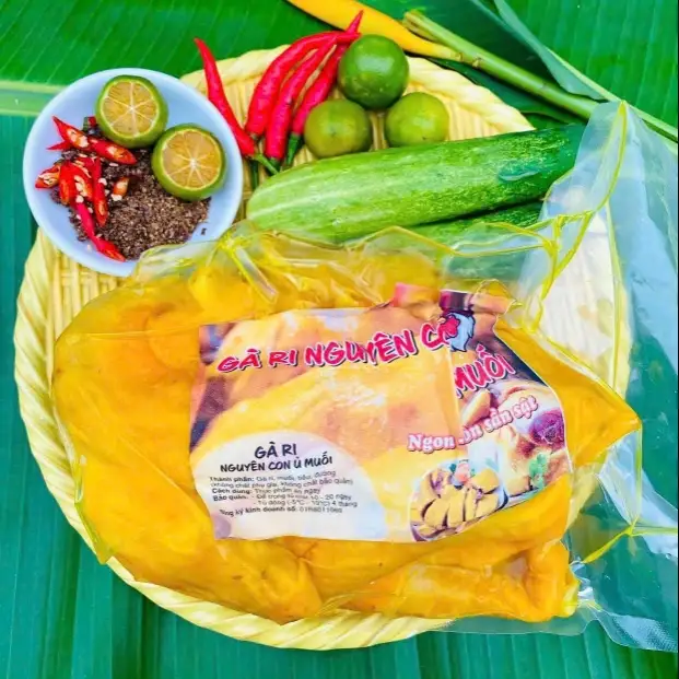 Gà Ri Ủ Muối Loại 1 - Nguyên Con  - 380.000 ₫ tại DDT Food - Gà Ủ Muối & Ăn Vặt - Lê Đức Thọ
