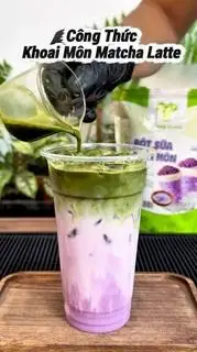 Hình ảnh Matcha latter khoai môn