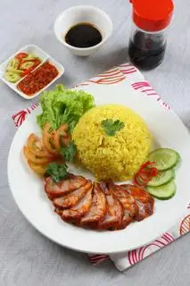 Cơm xá xíu - 39.000 ₫ tại Cơm Gà Xối Mỡ 68A - Trương Đăng Quế