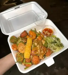 Hình ảnh Combo cá viên sốt mắm tỏi (lớn)