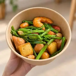 Hình ảnh Combo cá viên chiên mắm siêu bự - 1 Pepsi