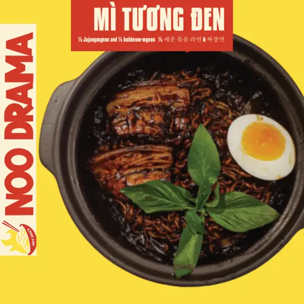 MÌ TƯƠNG ÐEN - 59.000 ₫ tại Noo Drama - Mì Cay, Mì Tương Đen & Mì Xào Hàn Quốc - Lê Văn Sỹ