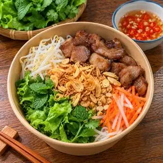 Hình ảnh Bún Trộn Thịt Nướng