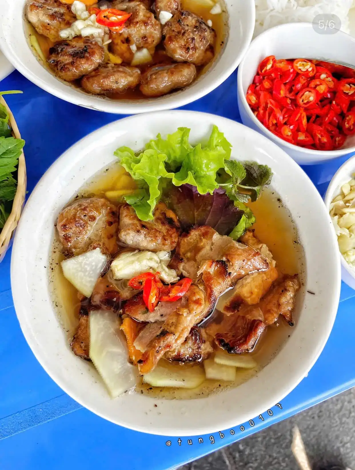 Hình ảnh Bún chả chấm