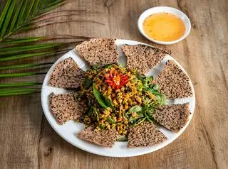 Nấm Đậu Xúc Bánh Đa - 89.000 ₫ tại Ẩm Thực Chay Bửu Niệm - Đường Số 8