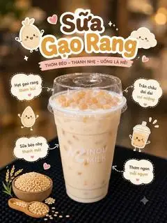 Hình ảnh Trà sữa gạo rang