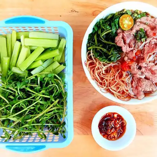 Bún Thái Bò Tái - 45.000 ₫ tại A Thăng - Mì Quảng, Bún Thái & Bánh Canh - Bùi Đình Túy