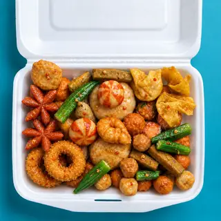 Hình ảnh Cá viên chiên mắm tỏi khổng lồ