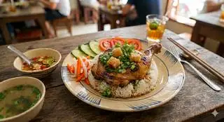 Hình ảnh Cơm Gà Nướng