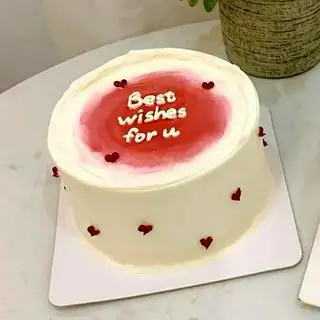 Hình ảnh (Size mini) Bánh sinh nhật Mini Red Heart (2-3 người ăn đường kính 11cm)