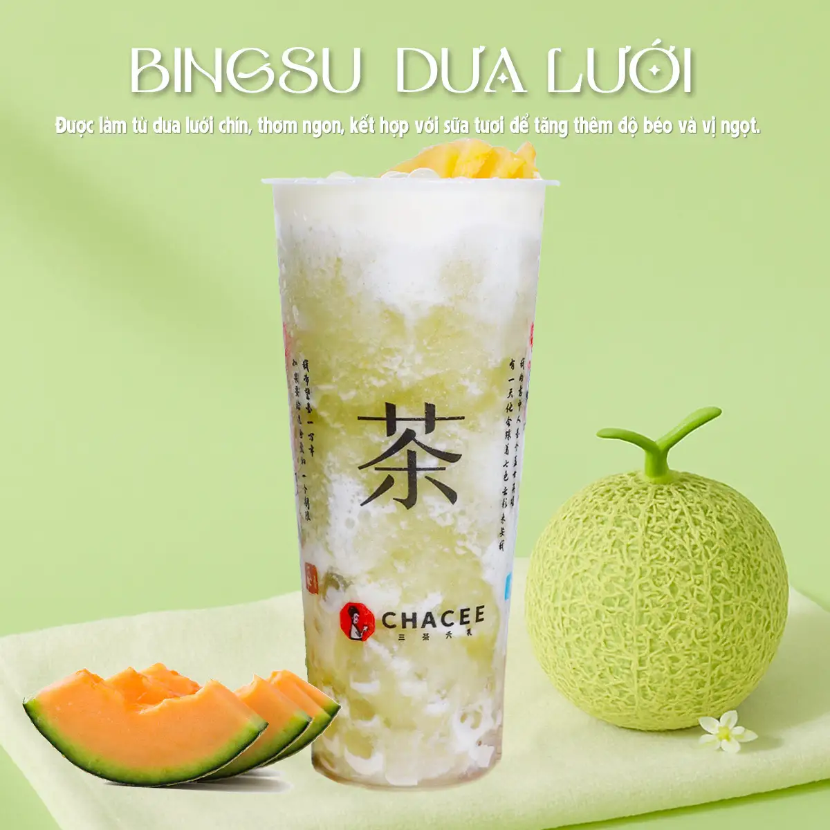 BINGSU DƯA LƯỚI - 62.000 ₫ tại CHACEE - Đông Tây 1