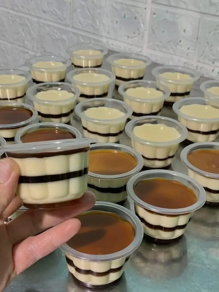 ( NHỎ ) rau câu phô mai mai flan cheese cà phê  - 12.000 ₫ tại Bánh Tráng Nướng Mắm Ruốc Phan Thiết & Ăn Vặt Dừa Dứa - Trần Văn Hoàng